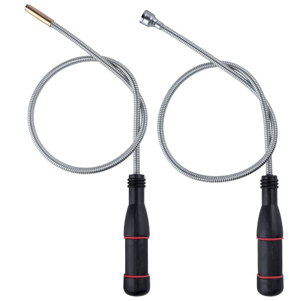 LEONTOOL Magnetic Pickup Set of Large and Powerful Magnet Suction for Picking and Long 600mm Grip Perfect for Picking Up Dropped Items In Narrow Handy