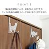 Toyo Case Cat Door Hook, Cat Door Hanger, Coat Hanger, Hook Storage, Door Hook, Cat Clothes, Bag Hook (Walking Black)