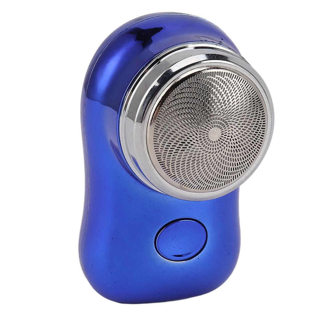 Mini Beard Trimmer Pocket Size Type C Rechargeable Low Noise Electric Beard Cutter with 400mAh Battery for Car Travel
