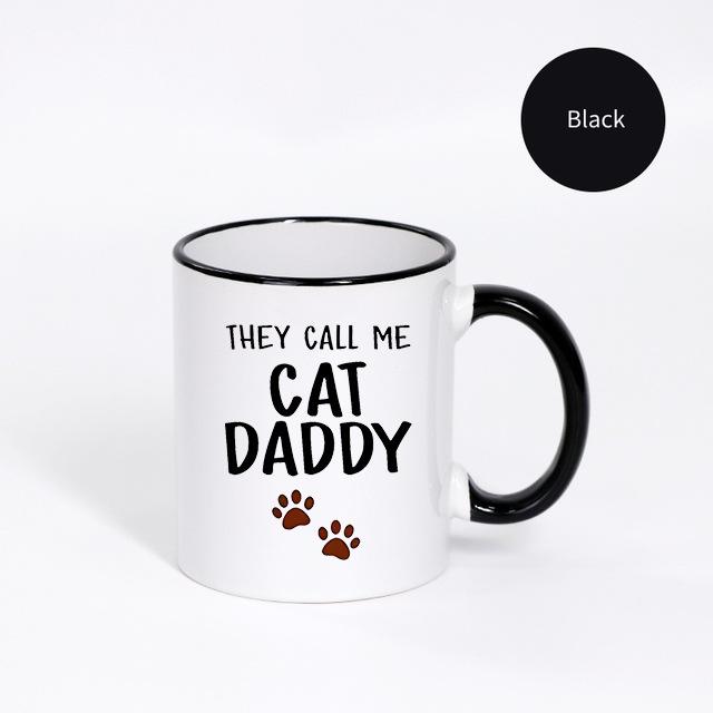 11oz Lustige Süße Katzen Tasse Runder Griff Keramik Teetasse Kreative Keramik Geschenk Tassen für Valentinstag Tee und Heiße Getränke Geschenk