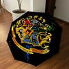 1PC Hogwarts Crest Umbrella-8-Rib Reinforced, Automatic Open, Lightweight & Durable, Cute Fashion Accessory for Outdoor, D2673