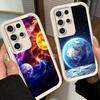 Phone Case for Samsung Galaxy S26 S25 Ultra S24 FE Earth Stars Space Universe Shell S23 Plus S22 + S21 S20 5G Soft Silicone Fund
