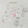 DAVE & BELLA Girls' Printed Long-Sleeved Cotton Tee