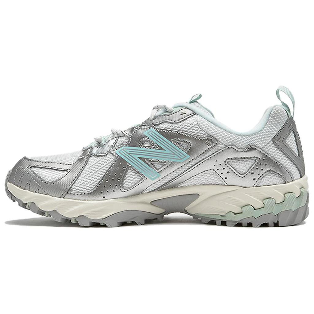 New Balance 610v1 Comfortable Fashion Synthetic Leather Wear-Resistant Low-Top Casual Running Shoes Unisex Sneaker Silver Green ML610TAX