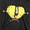 SpongeBob SquarePants Mens Heart-Shaped Sponge Valentine`s Day Hoodie