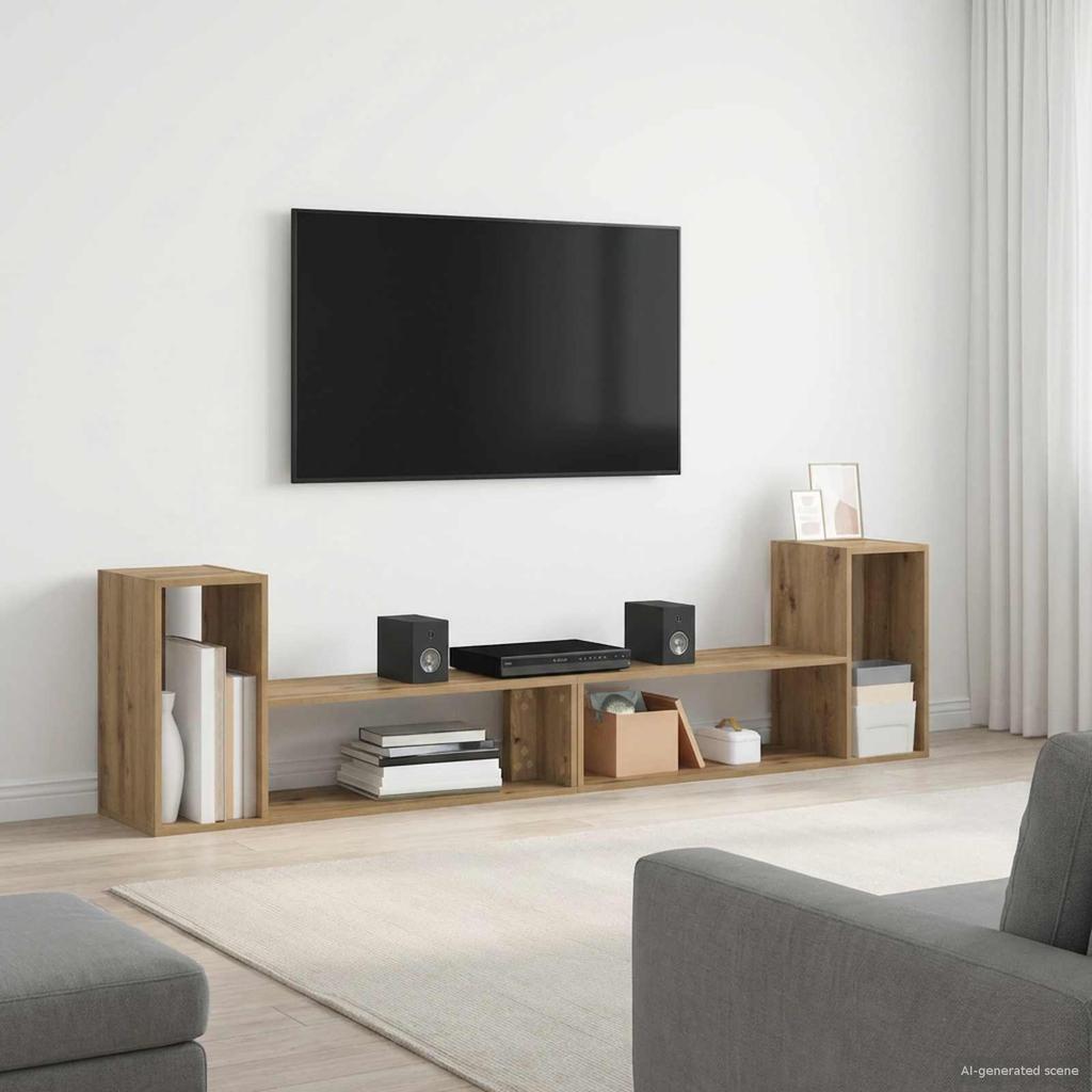TV Stand 100 x 30 x 50 cm Artisan Oak Engineered Wood