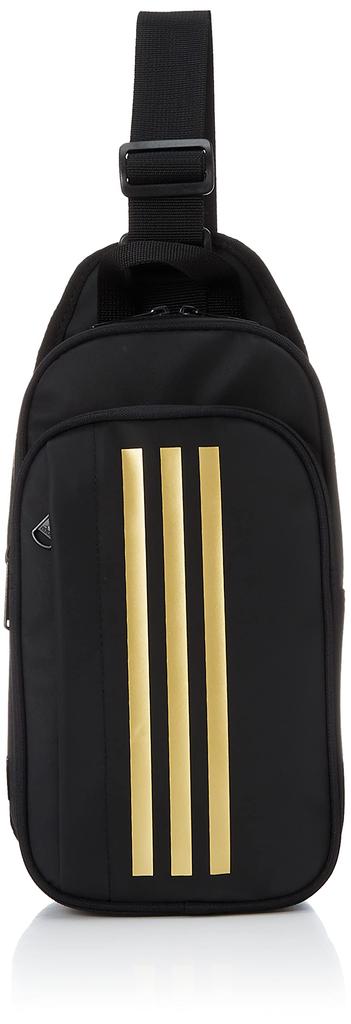 Adidas 4L Body Men's Bag, One-Shoulder Bag, No. 68102, Black/Gold