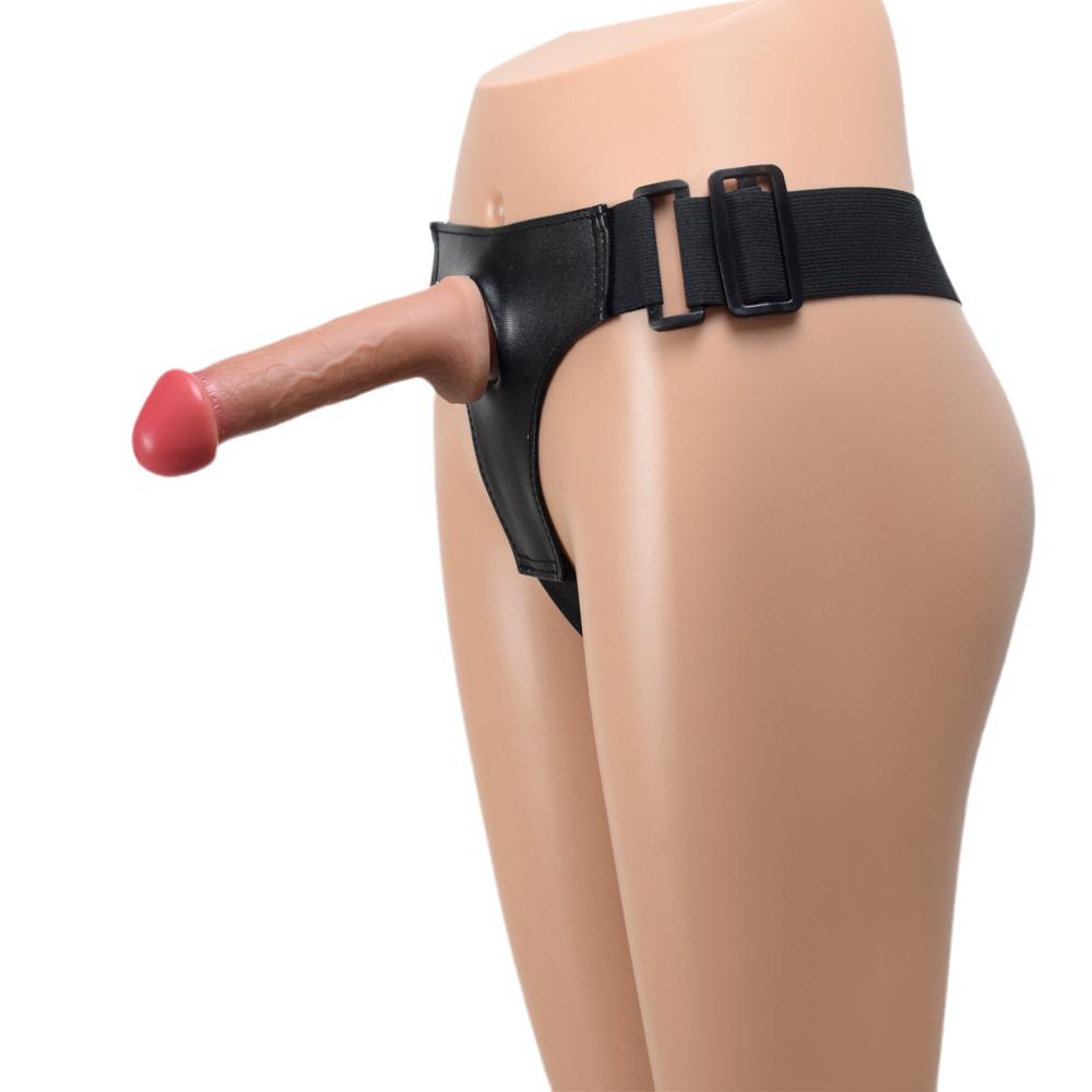 Bærbar dildo voksen sexleketøy Realistisk stropp på penis thrusting dildo anal plugg masturbator pegging femdom BDSM slave