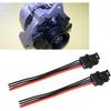 2PCS Alternator Connector, 4 Wire Repair Harness Voltage Regulator Connector Plug Replacement for PT1929 88860484 Compatible with CS130, CS121,