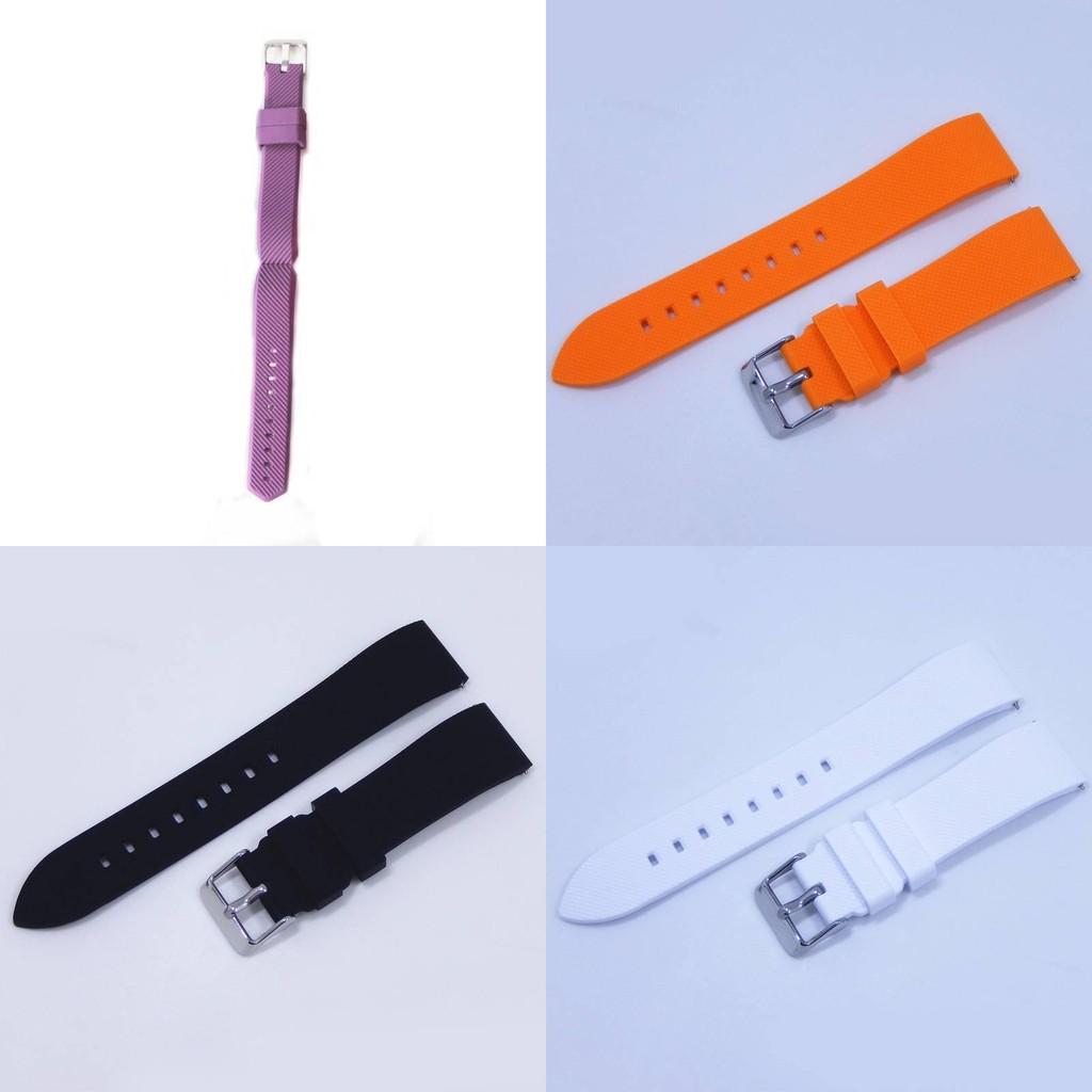 Smartwatch Strap 20mm Silicone Waterproof Sport Band With Quick Release For Men Women