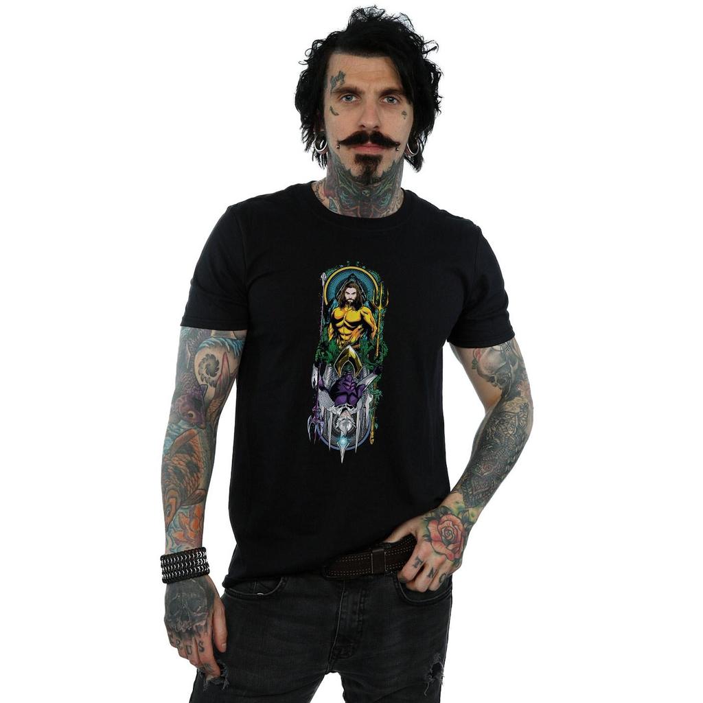 DC Comics Mens Aquaman Ocean Master T-Shirt