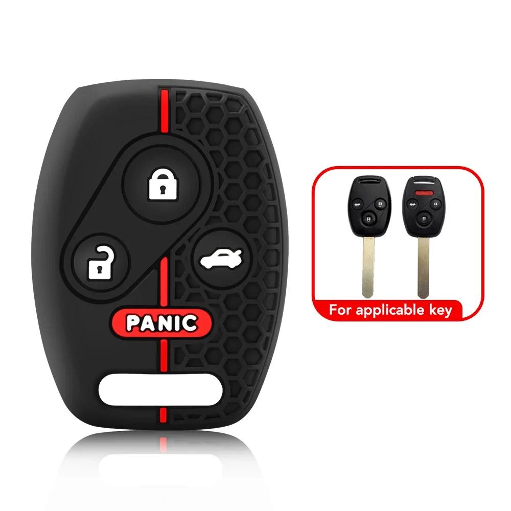 

Чехол для автомобильного дистанционного ключа, чехол для Honda Accord Civic CRV CR-V Pilot Insight Ridgeline, защитный держатель, сумка для брелока, аксессуары синий