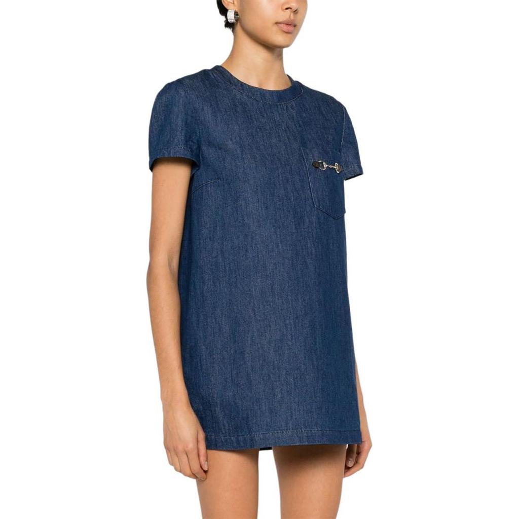 Gucci Logo Detailed Short Sleeved Dress 788643-XDCYD-4759