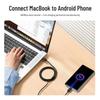 Cobbleon USB-C to Micro USB OTG Fast Charging Cable for Android Phones and Earphones