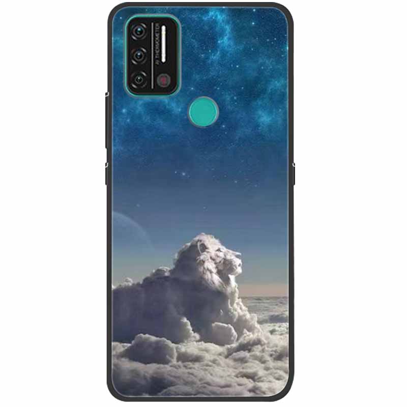 Weiche bedruckte Hülle für Umidigi A9 Pro Hülle Silikon Schutzhülle Schwarze Hüllen für Umidigi A7 Pro Niedliche Katze A9Pro A 9 A7Pro