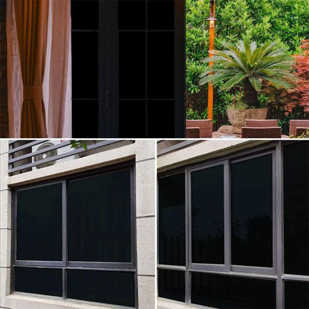 With 32 Stickers Travel Blackout Curtain Removable No Drill Temporary Curtain  Bedroom