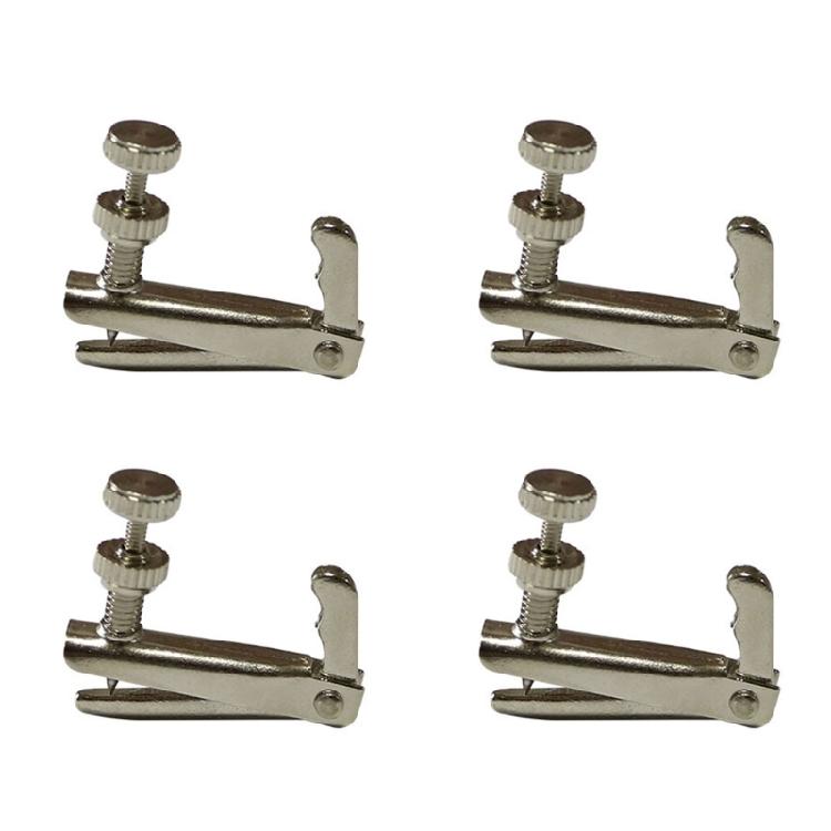 4 шт. машинки для точной настройки скрипки для стандартной скрипки 4/4-3/4, регулятор струн скрипки, деталь, аксессуар для точной настройки музыкального инструмента белый