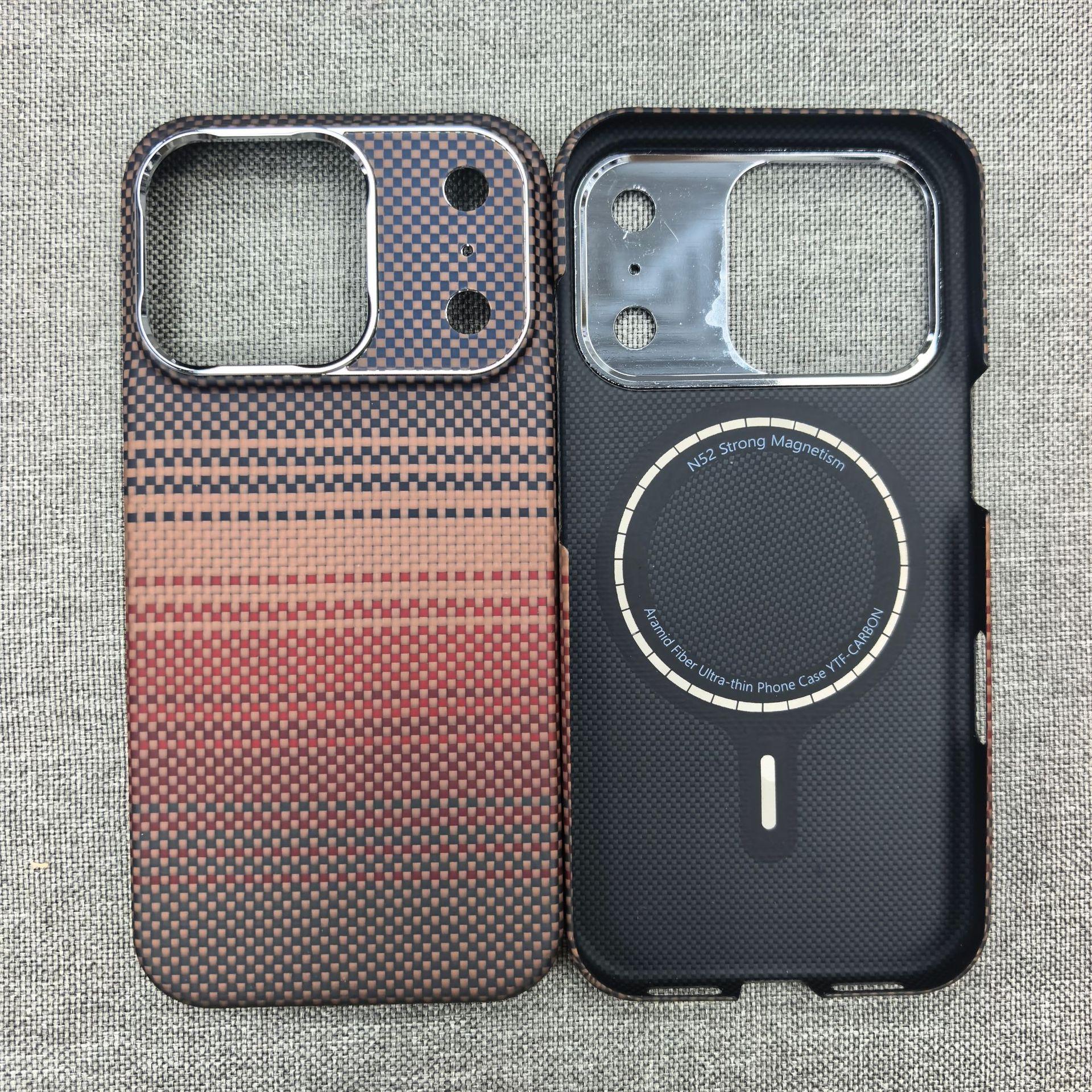iPhone 17 Pro Max Magnetic Kevlar Carbon Fiber Protective Case 17 Pro Max