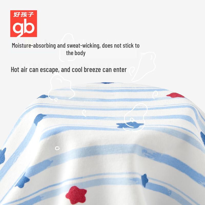 Goodbaby Boys' Antibacterial Cotton Boxer Briefs 3-Pack
