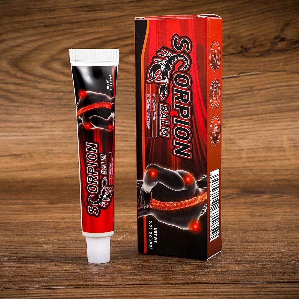 2025 New Design Scorpion Venom Pain Relief Ointment Joint Knee Back Muscle Analgesic Treatment Cream 20g