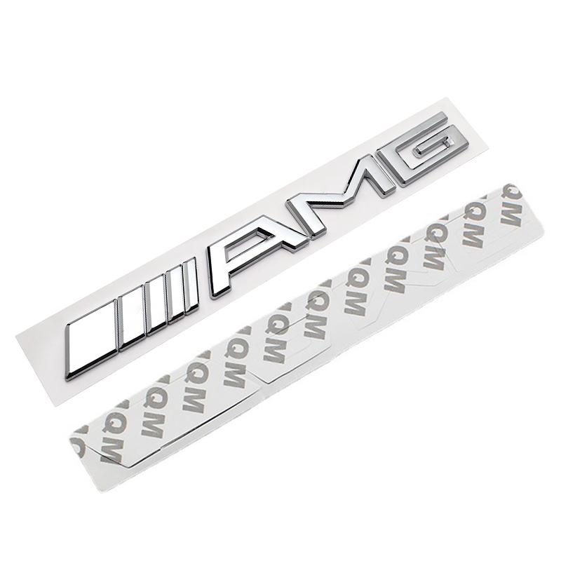 Car 3D Metal Super Custom Limited Body AMG Emblem Badge Decals Auto Tail Sticker For Mercedes-Benz W166 W212 W204 C E ML GL GLK