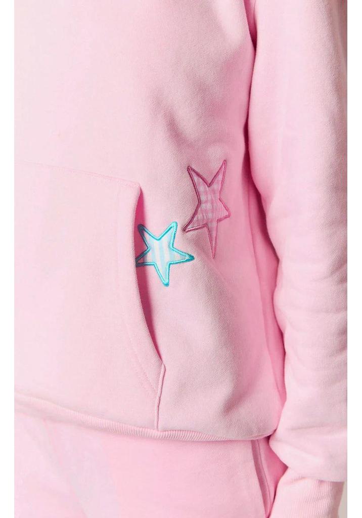 Women's Winter Fleece-Lined Hoodie with Kangaroo Pocket and Long Sleeves