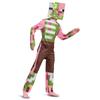 Travestimento da Minecraft, costume da Zombie Pigman per Halloween, Minecraft Classic, taglia multicolore per bambini, costumi, M(7-8),
