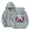 Child Fashion Lightweight Long Sleeve Pullover With Pockets  Print Hoodie