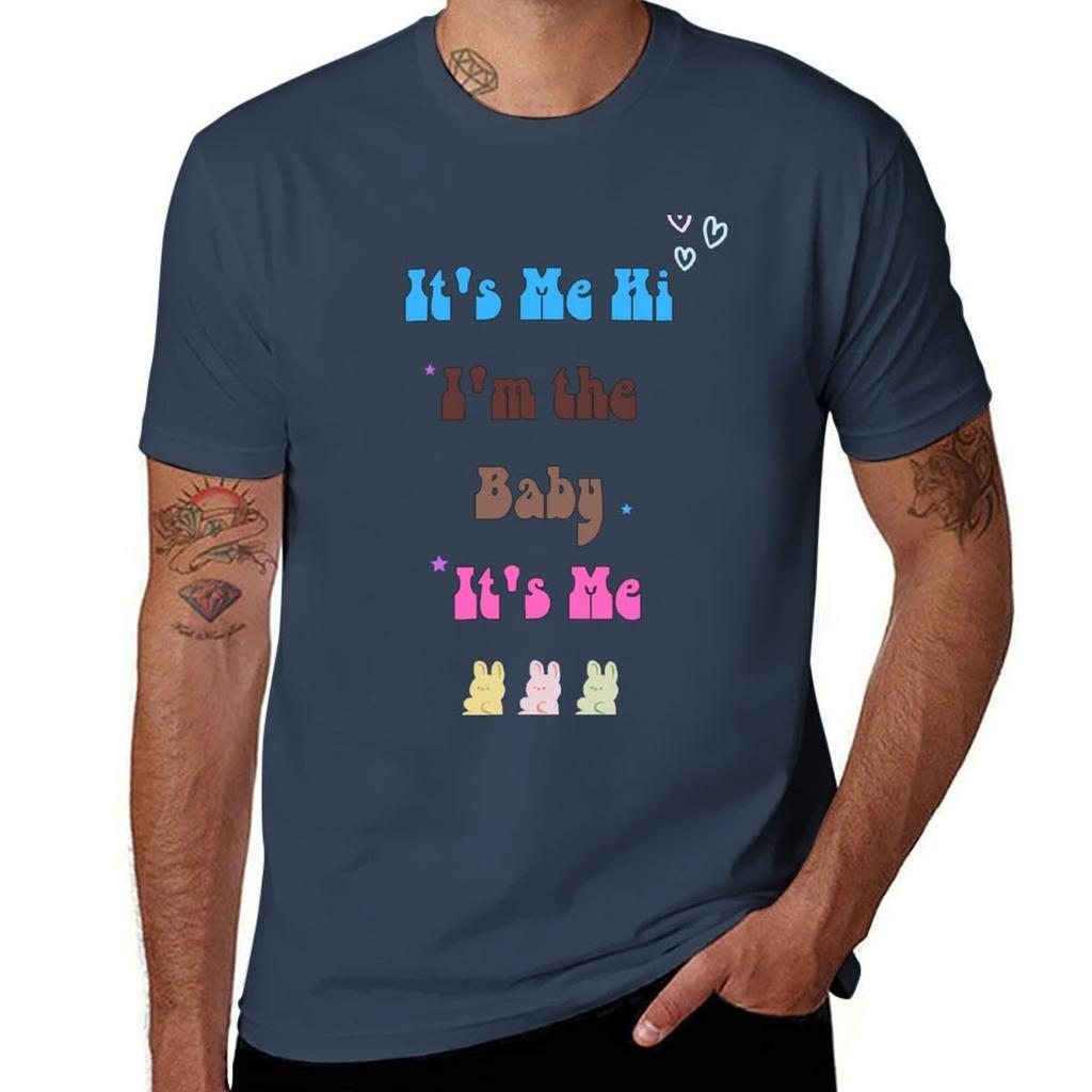 Funny Its Me Hi Im The Baby Its Me For Baby Newborn I Love My Kid Im The Baby Retro Music Lover Tshirt