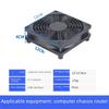 Silent USB 5V 12CM Axial Flow Cooling Fan for Radiators, Routers, Chassis, and Set-Top Boxes