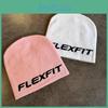 Solid Color Simple Letter Pattern Neutral Casual Warm Knitted Hat For Autumn