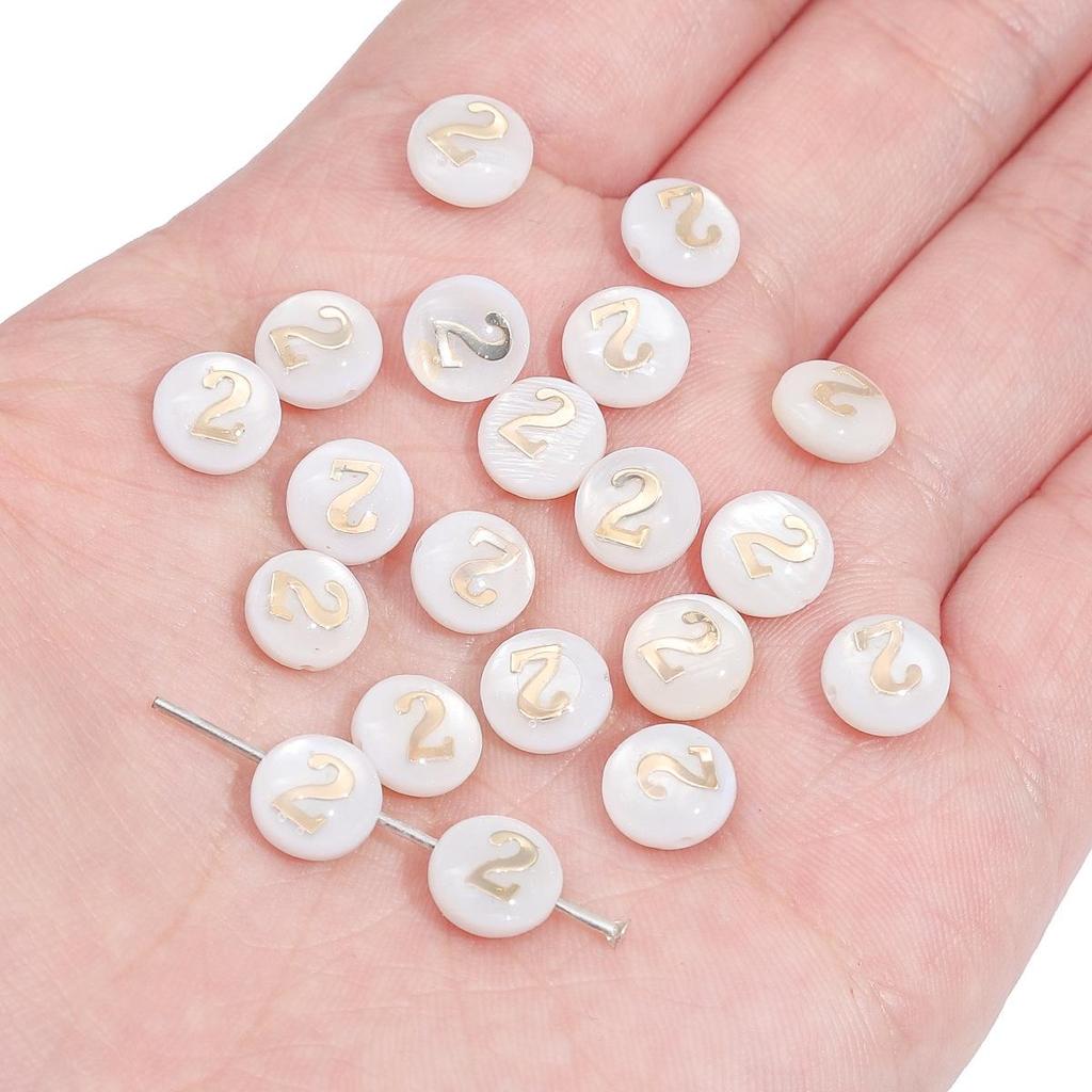 Gold Foil Seashell Beads: DIY Jewelry Making Materials for Bracelets, Necklaces, and Pendants