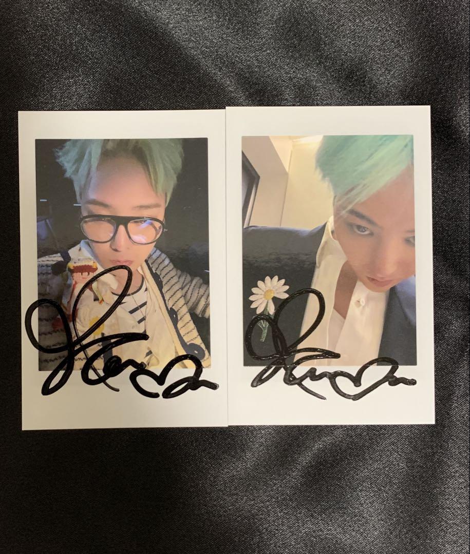 

[USED] Autographed G-DRAGON Jiyong Seoul Concert Trading Card Purchase Bonus 1