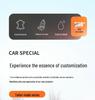 Custom Leather Car Seat Covers for 2023 Auchan X5PLUS - Full Coverage