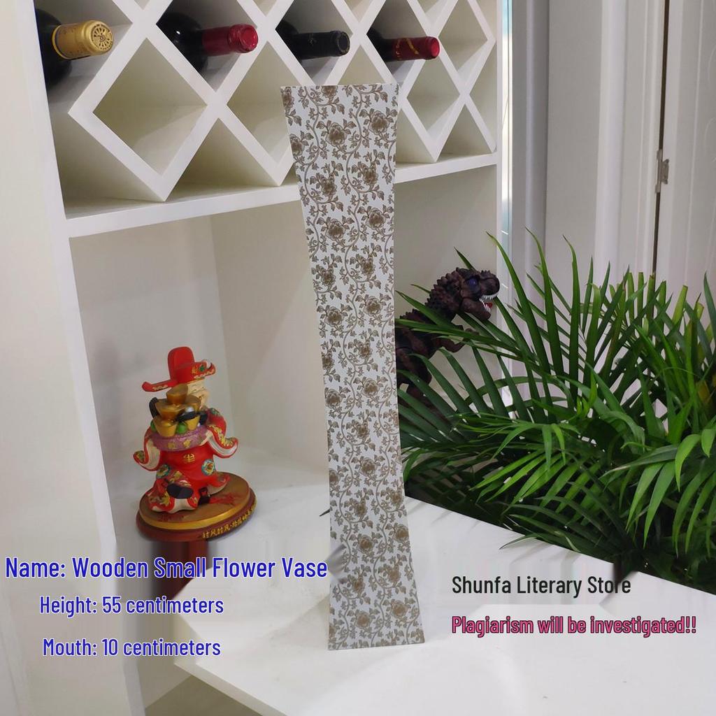 Nordic Large Resin Rattan Vase for Dried Flowers - Ceramic Look, Iron Art Floor Decoration.