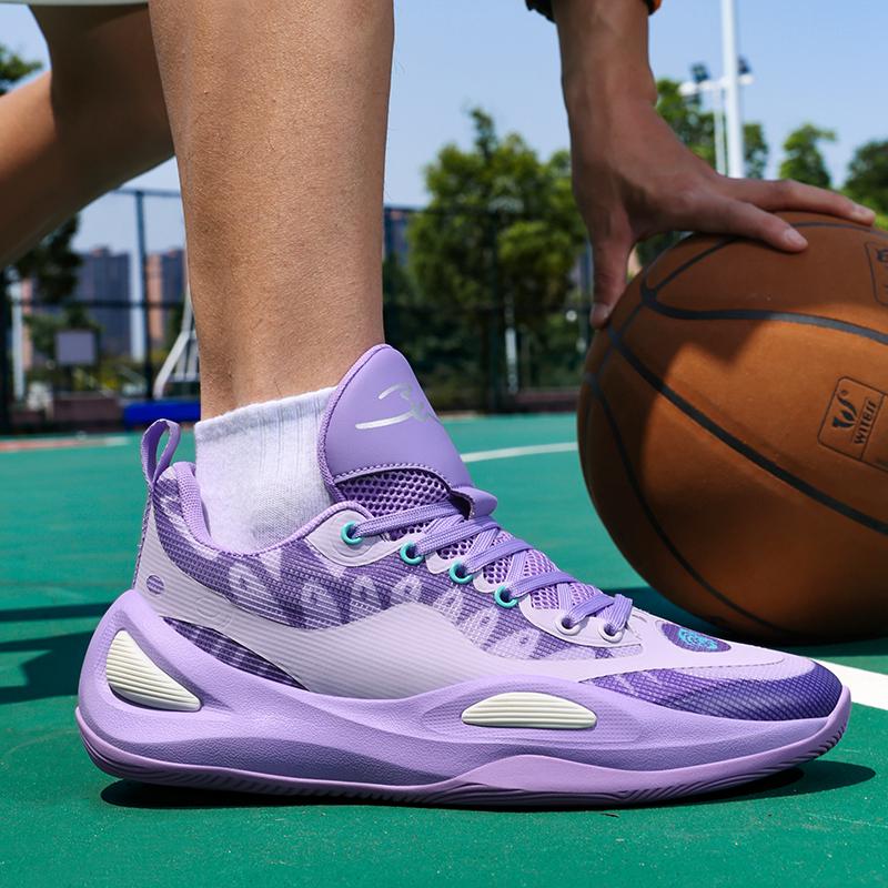 2025 New style basketball shoes men's net surface sports shoes shock-absorbing breathable and odor-resistant running shoes