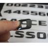 Brilliant Shiny Gloss Black Trunk Fender Letters Number Emblems Badges for Mercedes Benz C63 E63 CLS63 GLE63 GLS63 AMG S 4MATIC