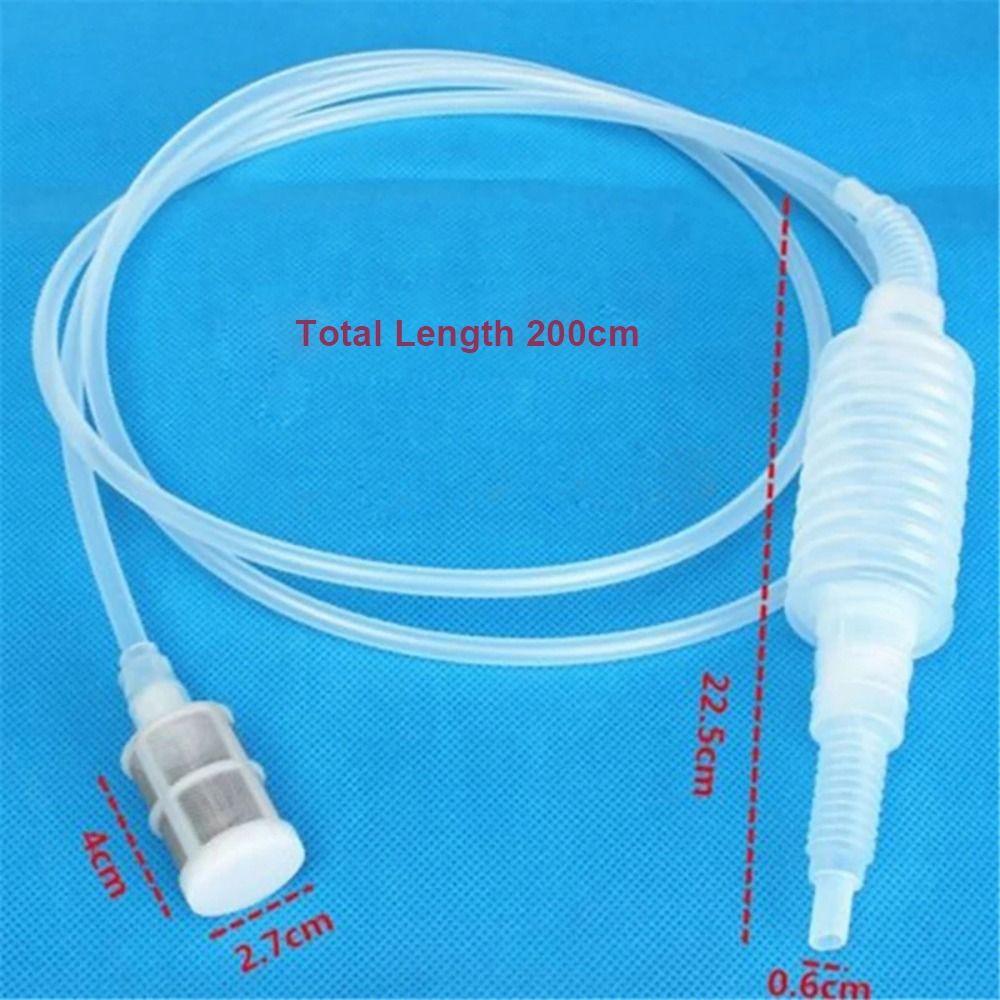 1Pcs Plastic Brewing Siphon Hose 2M Alcohol Distiller Filter Tube Wine Extractor  Kitchen Supply