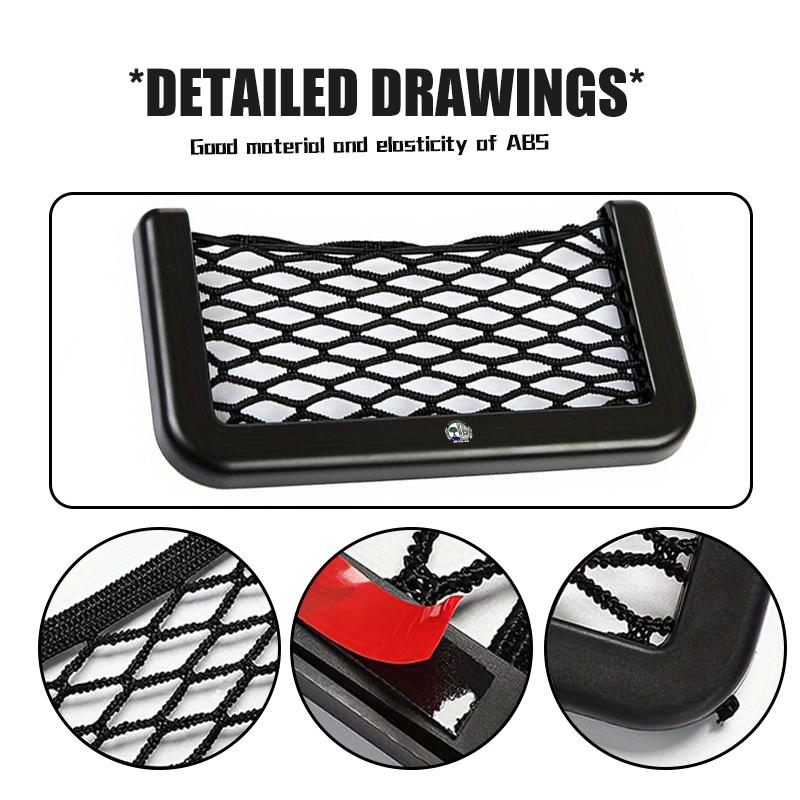 PAD5 Car Organizer Mesh Mobile Phone Holder Storage Bag Net Pocket Auto Accessories For AMG Benz CITAN VITO SPRINTER CLS SLK W202