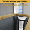 23L Toilet Paper Storage Basket Holds up to 12 Toilet Paper Roll Basket with Side Window LargeCapacity Foldable Toilet Paper Bin