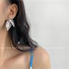 Boucles d'oreilles exquises pour femmes au design rétro feuille 2025 de luxe léger