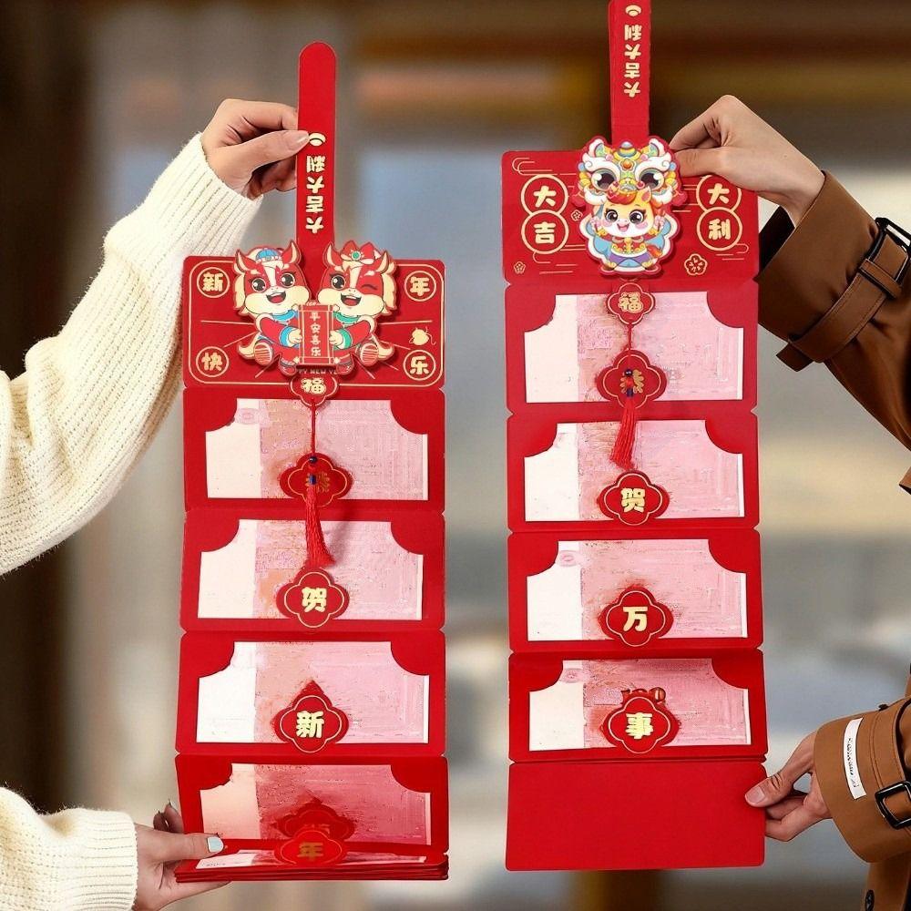 Traditionelles Neujahrsgeldbeutel 2026 Jahr des Pferdes Glücksgeldbeutel Frühlingsfest