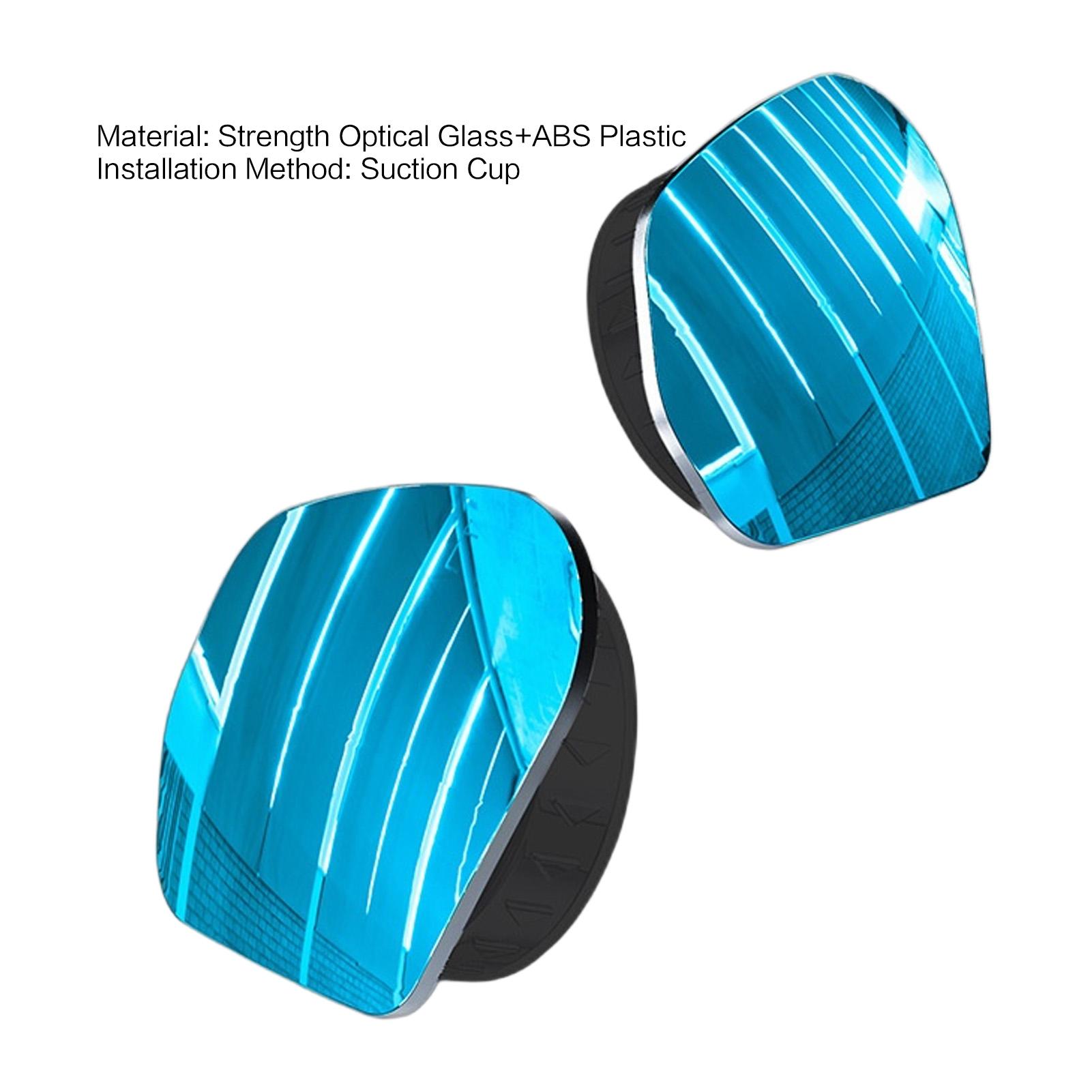 

Suction Cup Reversing Rear View Mirror 360 Degree Adjustable Large Field of View Auxiliary Wide Angle Outside Blind Spot Mirror