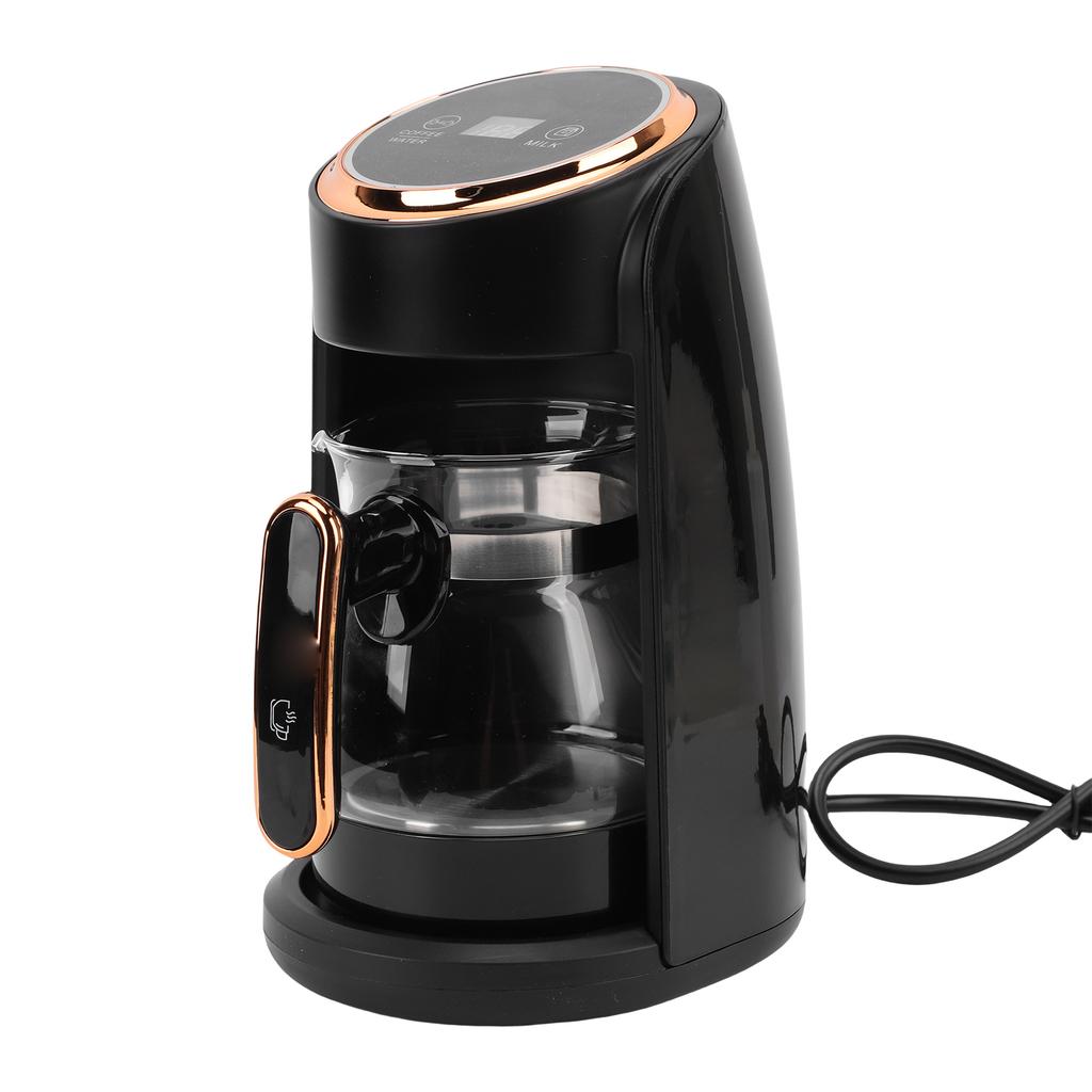 600W Türk Kahvesi Makinesi 300ml Kapasite Otomatik Kahve Makinesi Ev Ofis Seyahat için Otomatik Kapanma