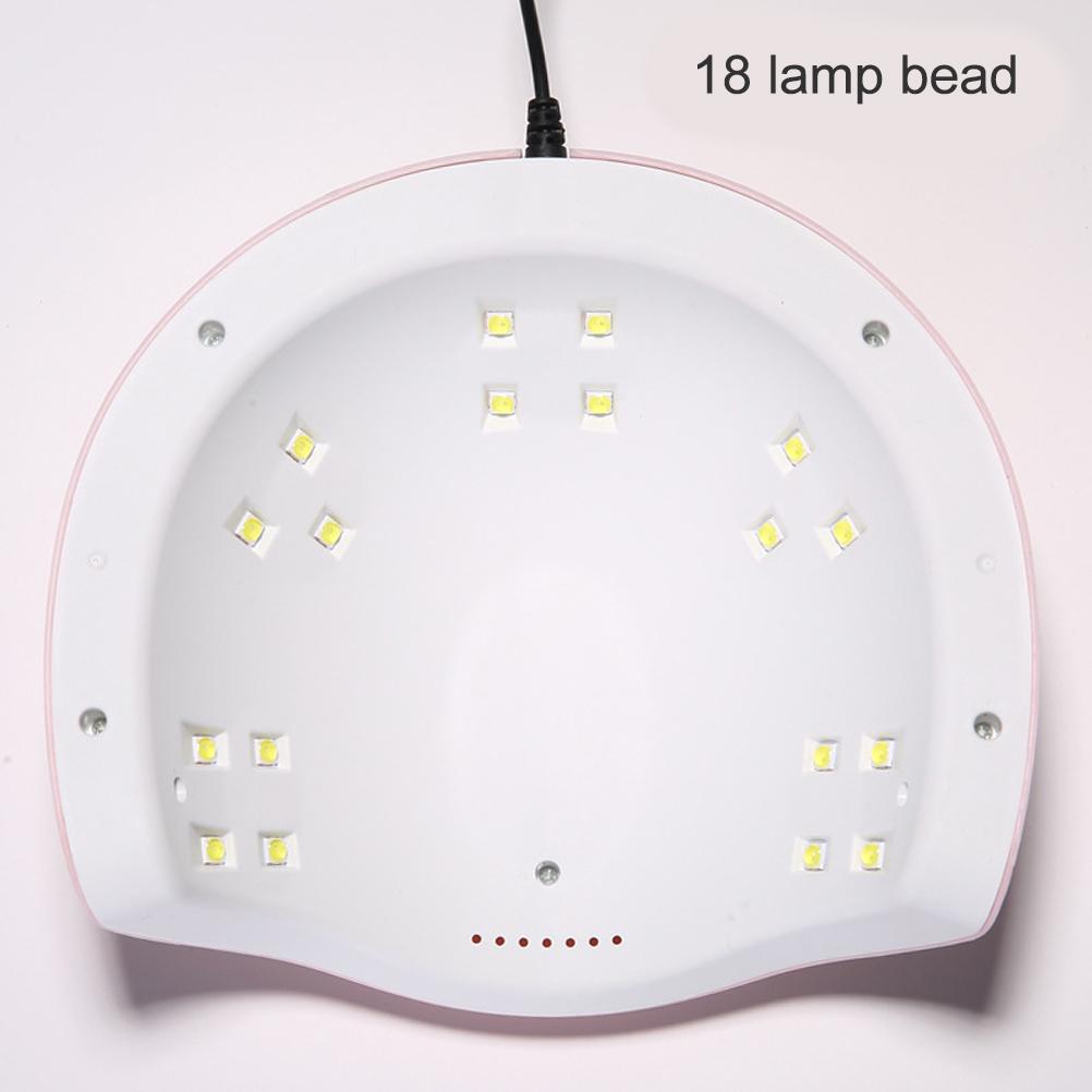 54W LED Nail Lamp UV Nail Dryers Phototherapy Nail Machine with Timer Nail Dryer Lamp