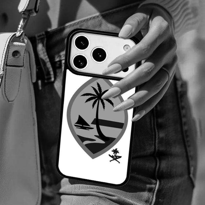 Guam Flag Phone Case For iPhone 17 Air 14 15 13 12 Max Cover For Apple 14 15 16 16e 11 Pro Max Plus