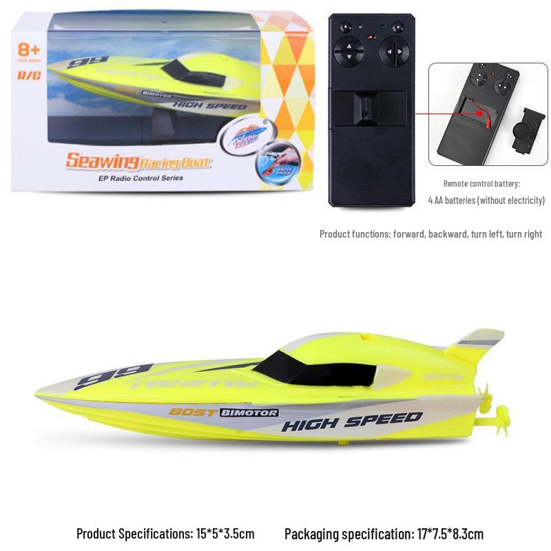 

Детская мини-скоростная лодка на радиоуправлении, игрушка-модель для игр в помещении и соревнований по дайвингу