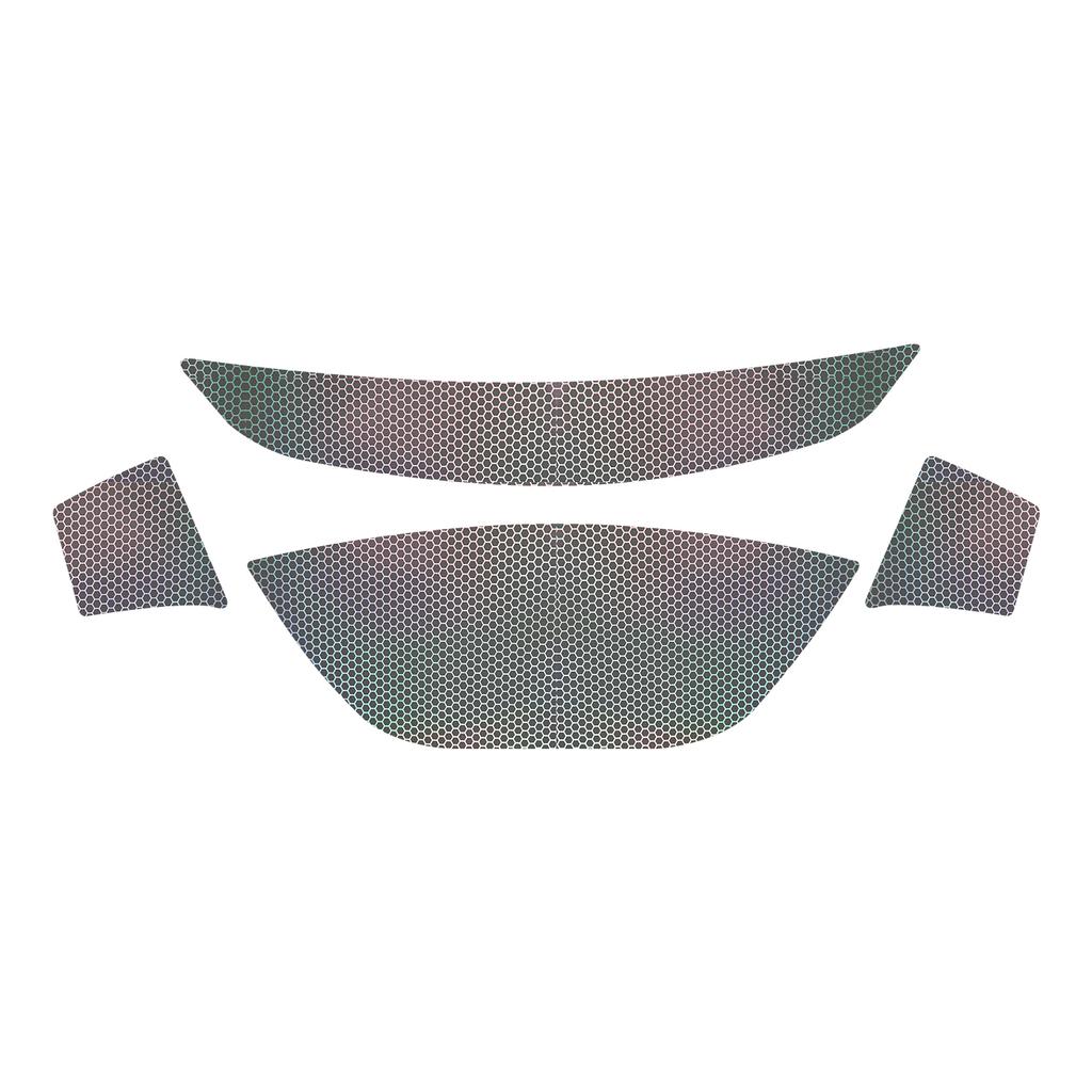 For HONDA CB190TR Cb190tr 2025 Honeycomb Laser Film Headlight Transparent Film Protective Sticker Modification Accessories