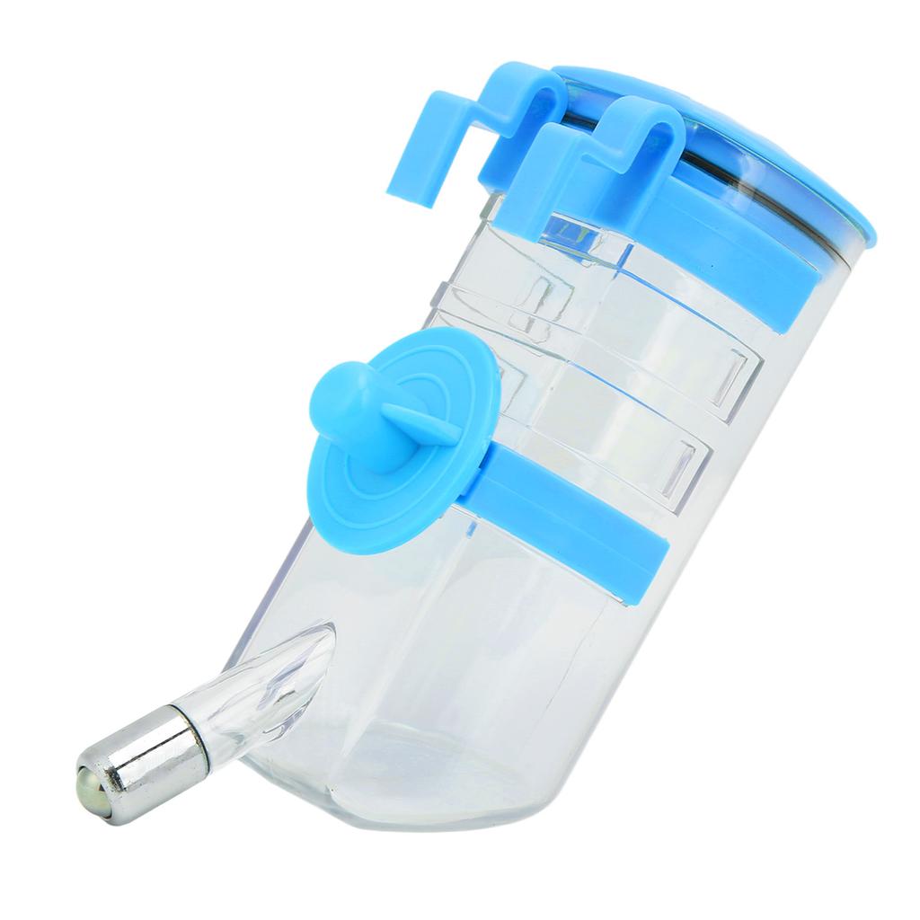350ml Hanging Water Bottle Dispenser 4 Gears Dog Water Bottle Dispenser for Small Animal