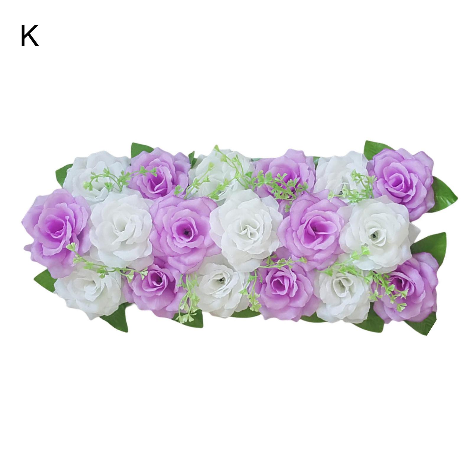 

Искусственный ряд цветов арка цветок стена лилия арка высокая имитация розы DIY свадьба дорога свинец вечеринка рождественский декор Высококачественный шелк